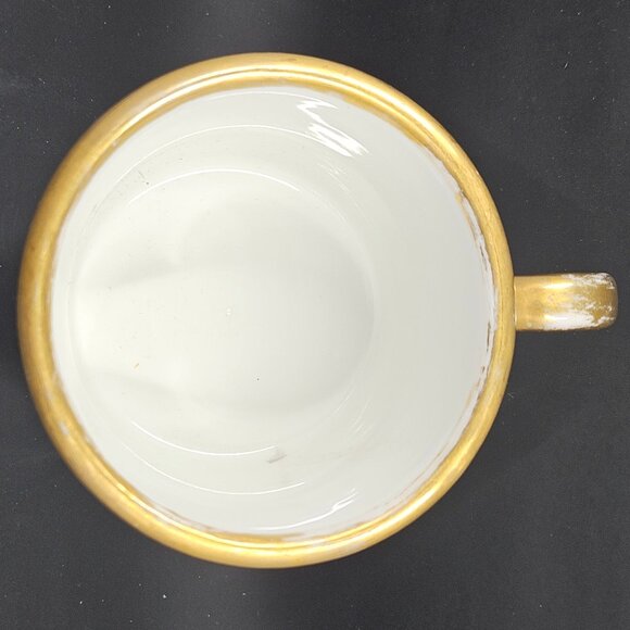 Antique Monogrammed Shaving Mug "T" circa 1913-1917 - Picture 5 of 12